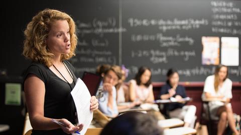 Caitlyn Olson, Near Eastern Languages and Civilizations Pedagogy Fellow at the 2018 Fall Teaching Conference.