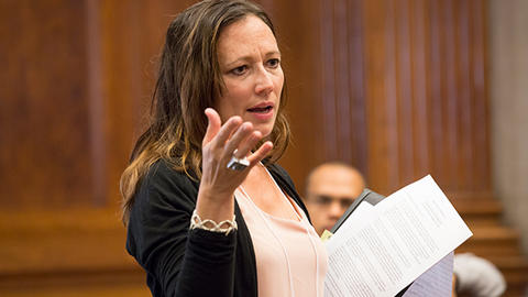 Confronting campus issues from the stage