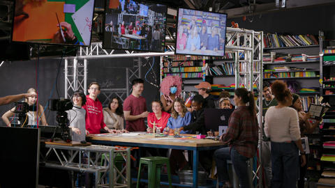 students in the Bok Center's Learning Lab studio