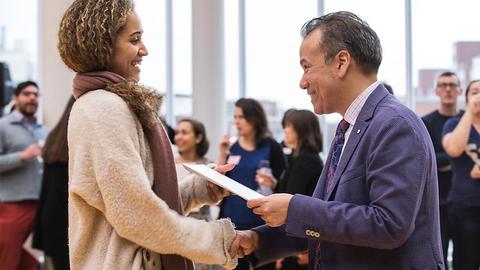 recipient with Rob Lue