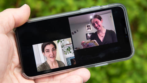 phone with video call
