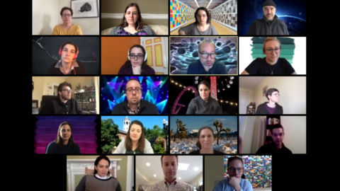 Bok Center staff on Zoom meeting