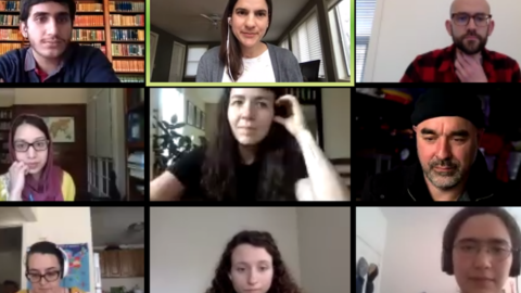 participants on a zoom call