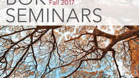 Fall 2017 Seminars