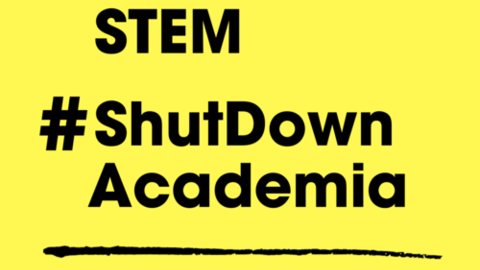 Hashtags "Shut Down STEM" and "Shut Down Academia" June 10, 2020