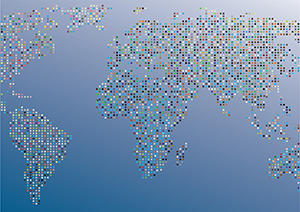 world map