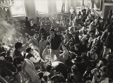 Students in University Hall