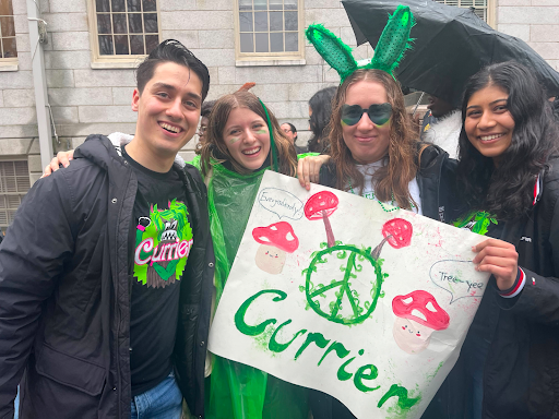 Ana Breznik and others dormstorming for Currier House on Housing Day 2024