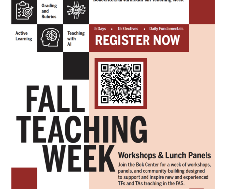 A flier advertising Fall Teaching Week (all content in event body).